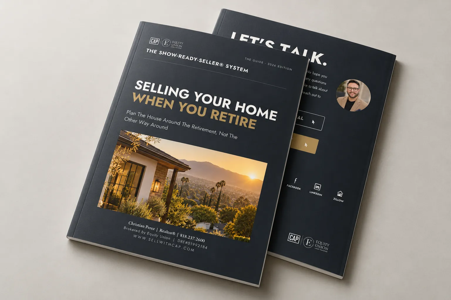 Retired Seller Guide by Christian Perez, shown as a printed booklet