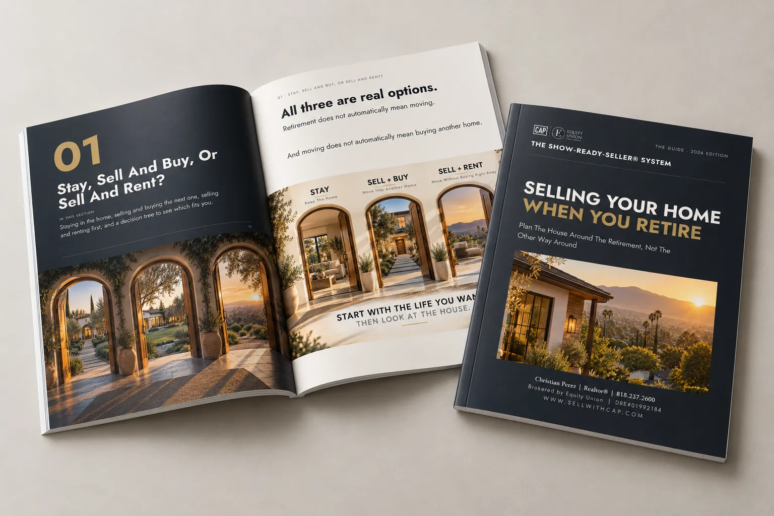 Retired Seller Guide by Christian Perez, shown as a printed booklet